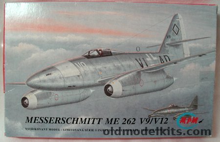 MPM 1/72 Messerschmitt Me-262 V9/12, 72114 plastic model kit